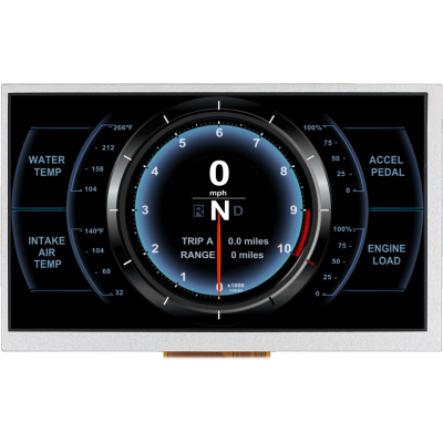 Pantallas TFT HDMI de 7 pulgadas, con luminancia de 500cd/m2