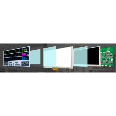 Gama EDT de 10,1" de módulos de pantalla TFT integrados con luminancia de 850cd/m2