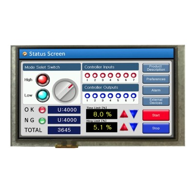 MIO 6.2 Inch Bar Style Display, Stretched LCD Screen