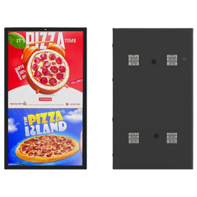 Señalización digital inteligente para exteriores, delgada, resistente al agua IP66