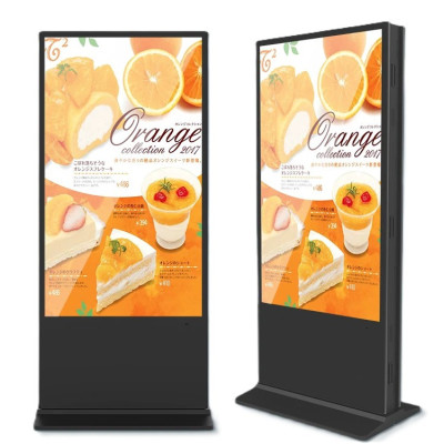 Quiosco de señalización digital de doble cara para interiores