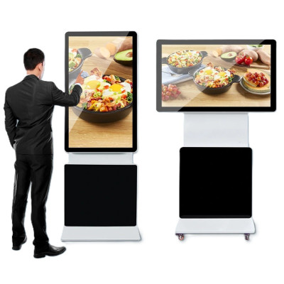 Quiosco de señalización digital LCD táctil giratorio de 360°