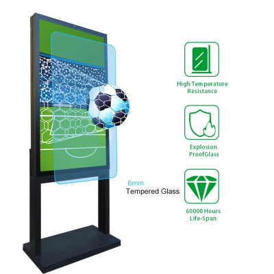 Slim IP66 Outdoor Waterproof Smart Digital Signage Kiosk
