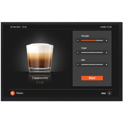 10.1 inch capacitive touchscreen TFT display module designed for embedded systems, industrial panels