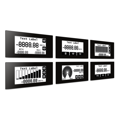Medidor de panel programable de la serie M de 2,4 pulgadas de Lascar Electronics