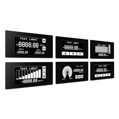 Medidor de panel programable de la serie M de 2,4 pulgadas de Lascar Electronics