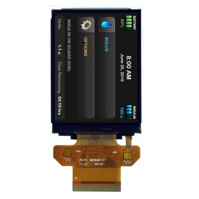 2.83" Standard Display, 300cd/m2